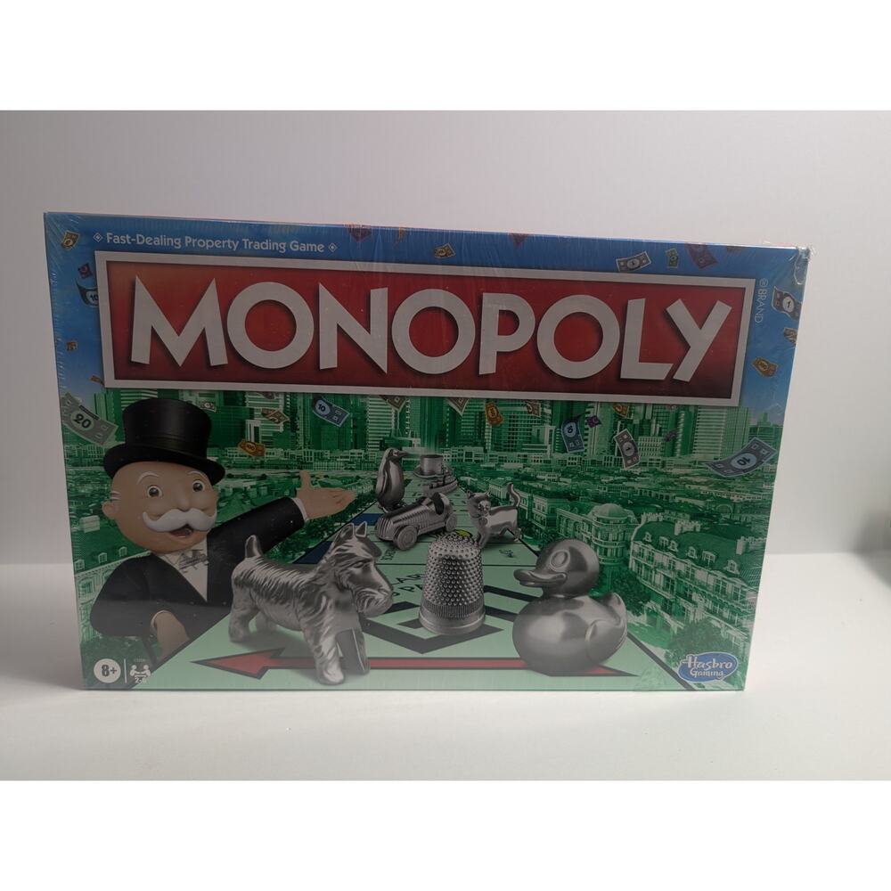 Monopoly Board Game Hasbro Gaming Classic Edition New Factory Sealed
